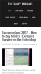Mobile Screenshot of dailymichael.be